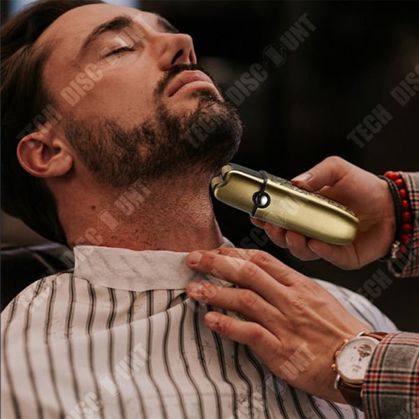TD® elektrisk rakapparat för män för kroppstvätt digital display rakhyvel frisör salong push head barberare