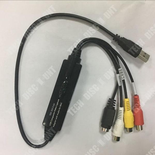 TD® USB2.0 VHS:stä DVD:hen muunnos audio/video kaappausadapteri audio RCAScart RCA