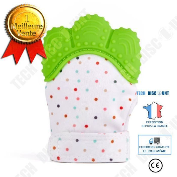 TD® Silikone Handsker Anti-spisning Håndfist Håndmassage Handsker Grøn Strikket Mesh