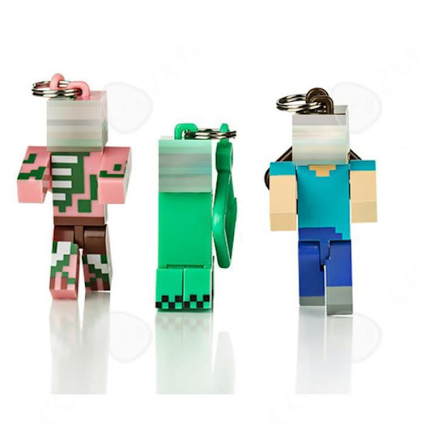 Minecraft MC Nøglering Periferi Sværd Minearbejder Lampe Plastvedhæng - CONFOZEN - 10 Modeller