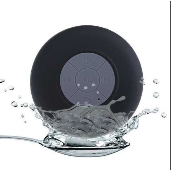 Vattentät bluetooth-högtalare, vattentät högtalare med sugkopp *Handsfree-funktion*, original duschhögtalare XUA17F
