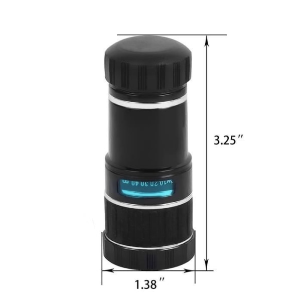 iPhone Telescope 12X Zoom Universal Lens by I3C Camera Lens Kit Professionella mobiltelefonlinser