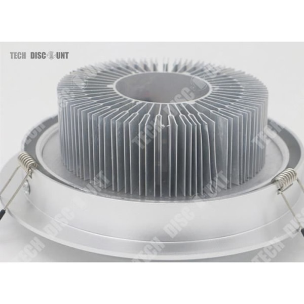 TD® Set med 10 LED-infällda spots 8W kallvit rund form.