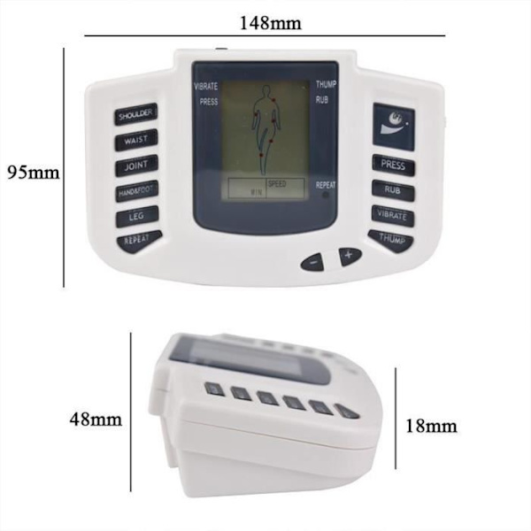 TD® Medium Frequency Plug Elektrisk Akupunktur Massagemaskin - Wellness Device