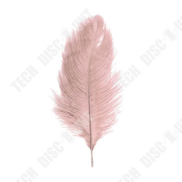 TD® 5 stk. Strudsefjer 20-25 cm gammel rosa - Naturlige fjer til boligindretning