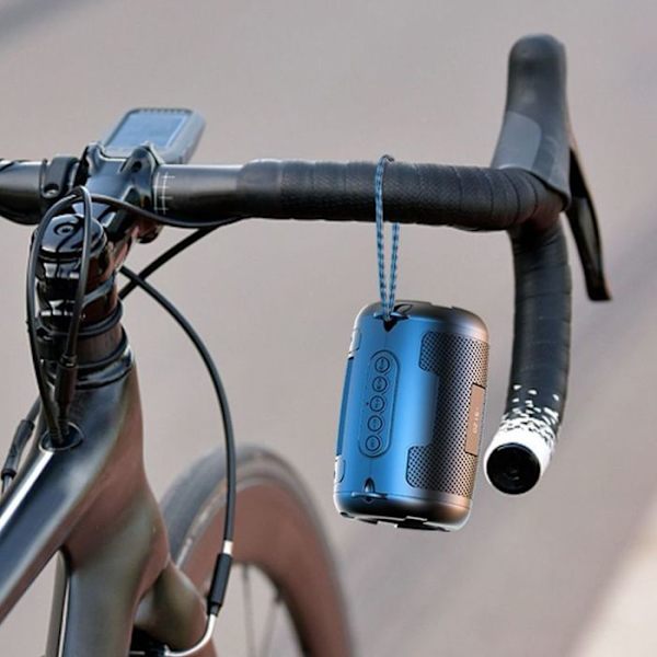 Bluetooth højttaler TD® Bærbar udendørs subwoofer Lille stålkanon Vækkeur Audio