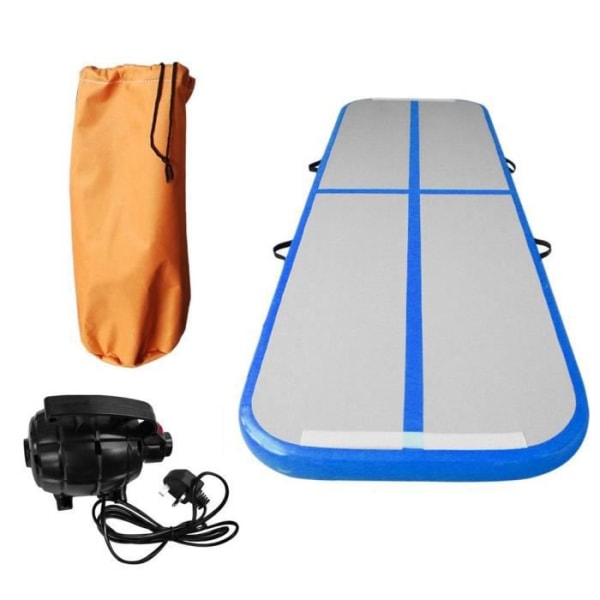Uppblåsbar gymnastikmatta med 700W Air Pump Air Rocker Pad Yogamatta
