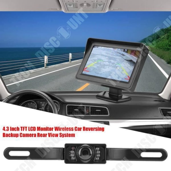 TD® Komplett bildskärm + backkamera Trådlös infraröd nattseende Tillbehör bil kringutrustning parkering