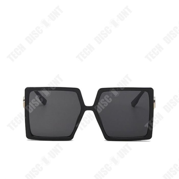 TD® Nya stora bågar solglasögon i ett stycke män modetrend solglasögon kvinnor solid metall fötter glasögon