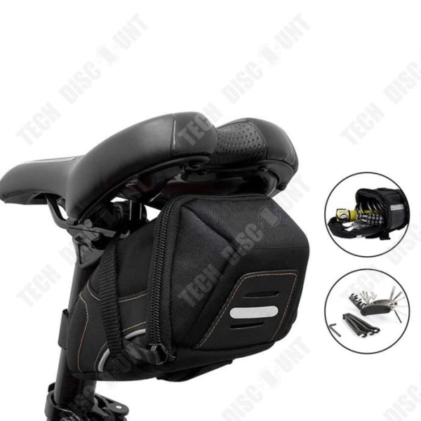 TD® Waterproof Top Tube Mountainbike svansväska Ramväska Nattreflekterande cykel bakre sadelväska Mountainbike svansväska