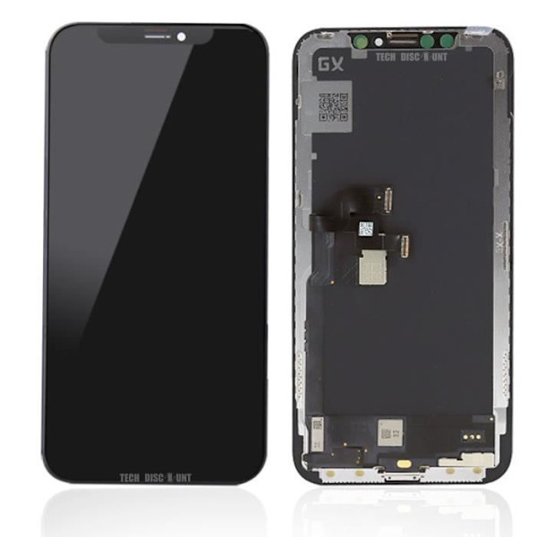 Helskärm iPhone 6 plus svart LCD-täckglaskonstruktion redan utförd med telefonaccessoarer verktygssats.