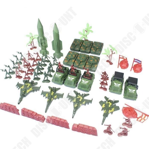 TEMPSA KIT 307st Soldater Army Tank Barnleksak Julklapp Miniatyrmodell