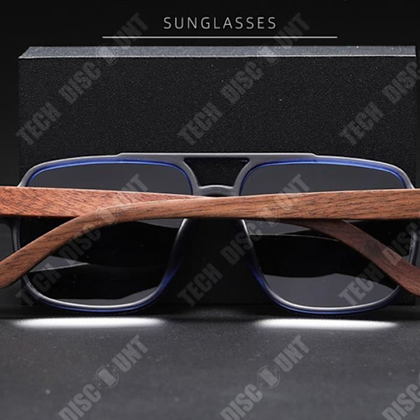 TD® Polarized Solglasögon Solglasögon Bambu Trä Solglasögon för män Solglasögon U Protection