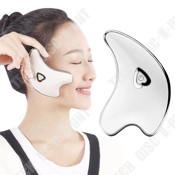 TD® Visage hals Guasha ansigtmassageapparat rynkefjerner elektrisk kropmassager
