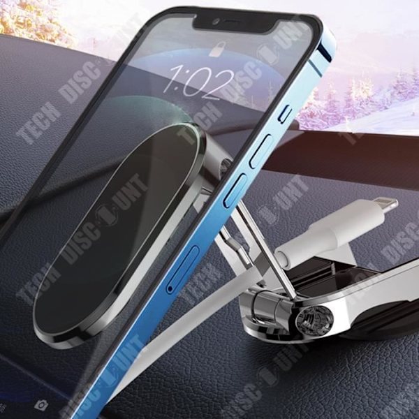 TD® 2023 bilvikbar magnetisk mobiltelefonhållare ny bilhållare bas 360 graders rotation