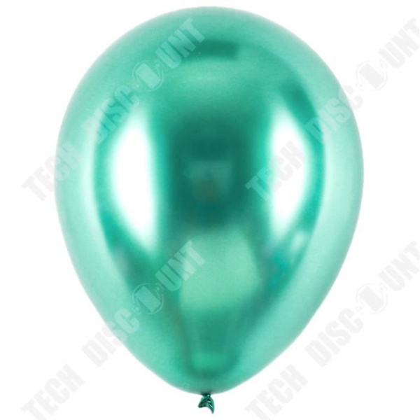 TD® Set med 50 gröna ballonger i pärlemorfärg 100 % latex - 30 cm - Dekoration för födelsedagsbröllopsfest - Hög kvalitet