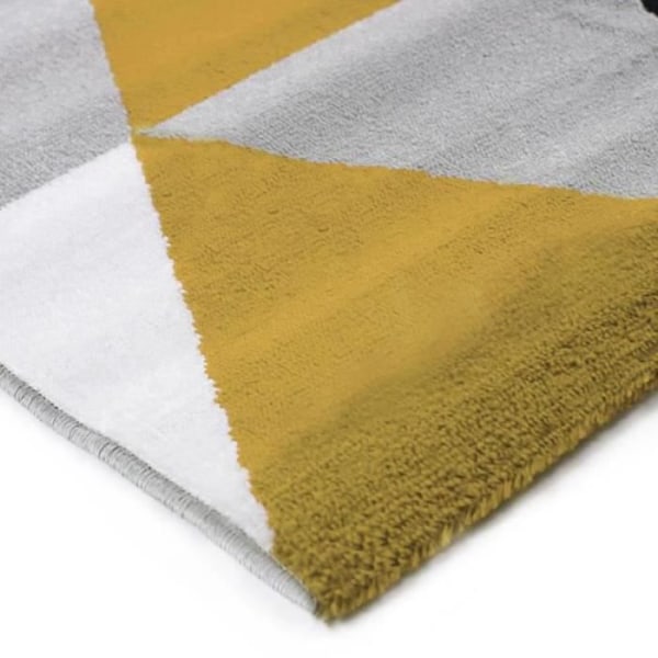 Gulvtæppe til stue, tykkere tæppe til soveværelse, sengebord, moderne lav bord tæppe, enkelt fleece gulvtæppe 160 x 230 cm Marro