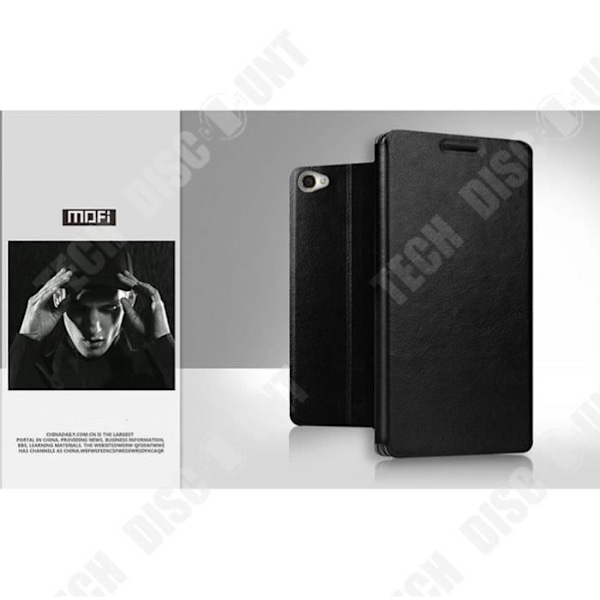 TD® Samsung Galaxy J3 (2017) Fodral Plånbok Flip PU Läder Ultra Slim Magnetic Shockproof Kortplatser Fodral Skal - Svart