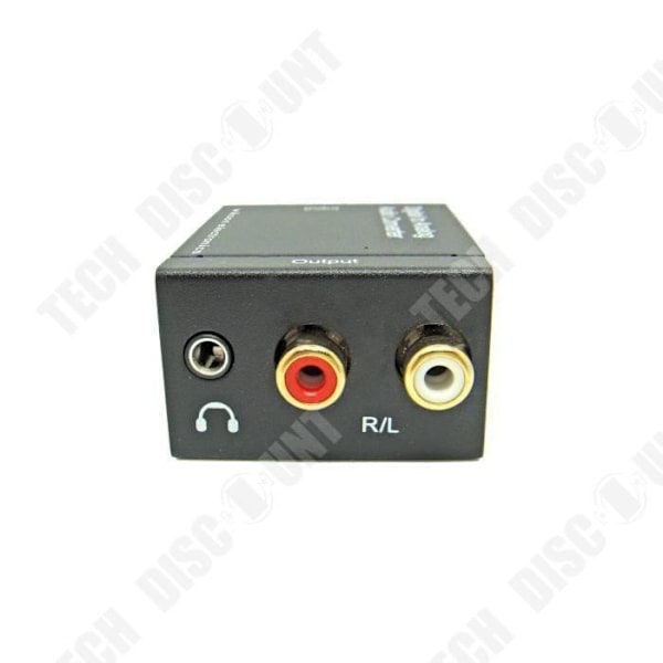 TD® Digital Audio SPDIF til analog - Digital coaxial audio converter - TV- og HDMI-kabel