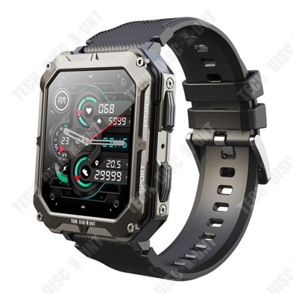 TD® Bluetooth-app smartwatch til udendørs sport med tre discipliner, vandtæt skridttæller smartwatch til multisport.