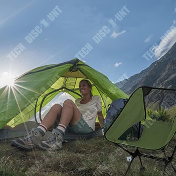 TD® Udendørs campingtelt Enkeltværelsestelt Forstærket dobbelt telt til to personer under udflugter uden plads