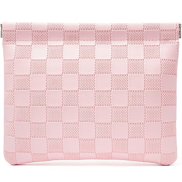Makeup tasker, rejse makeup tasker, dame plys makeup tasker, kosmetik opbevaringstasker, store tasker, rejseudstyr, ro pale pinkish gray