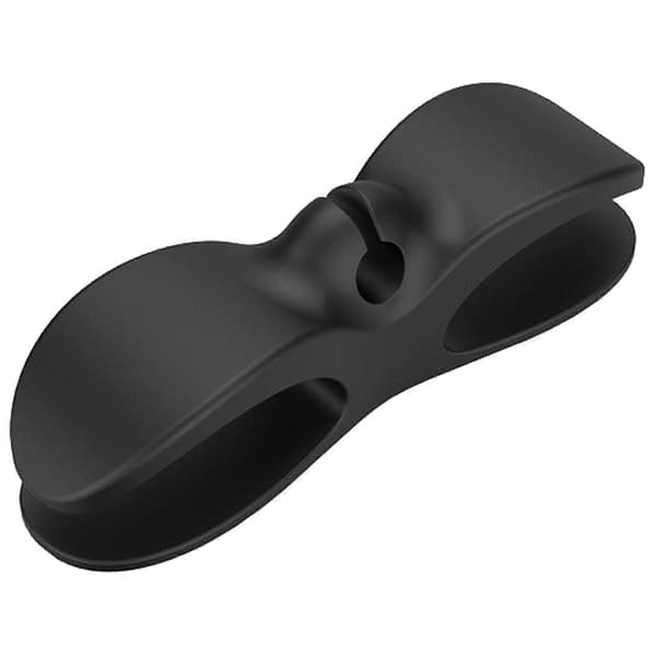 Silikontrådvinderklips, egnet for kjøkkenapparater. black
