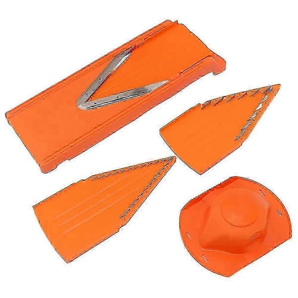 V-formede blade i rustfrit stål - BPA-fri Orange