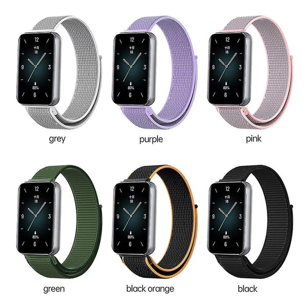 Bästsäljande Nylon Loop Armband Kompatibelt med Honor Band 9