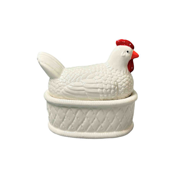 Påskekylling, hvit, 18cm, Cult Design Vit white