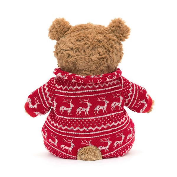 Bartholomew Bjørn Vinter Pyjamas Plyslegetøj 26cm