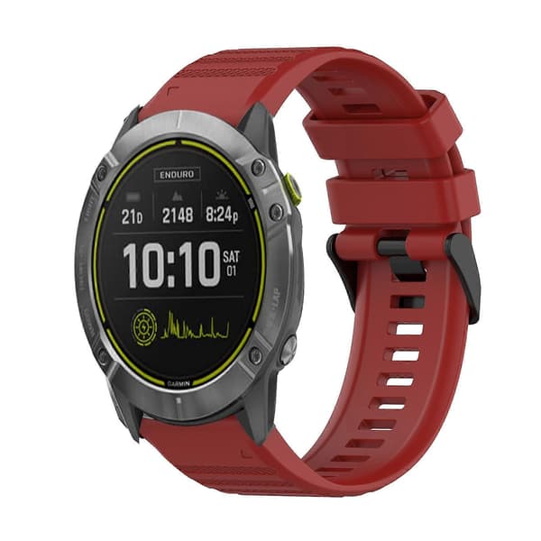 Silikon Armband För Garmin Enduro-lingling} Red