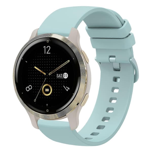 Silikone Urrem Til Garmin Venu 2S-lingling} Sapphire Green