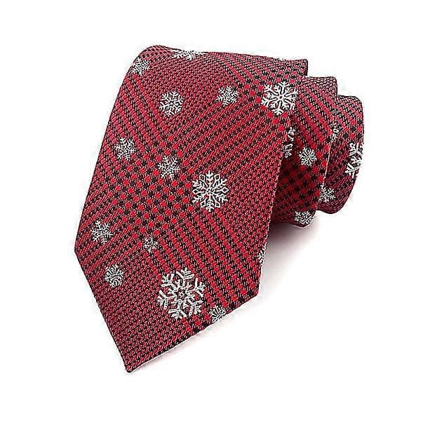 Juleslips til mænd, slips til mænd, juleslips, julehalstørklæder, julemandsparty-slips}