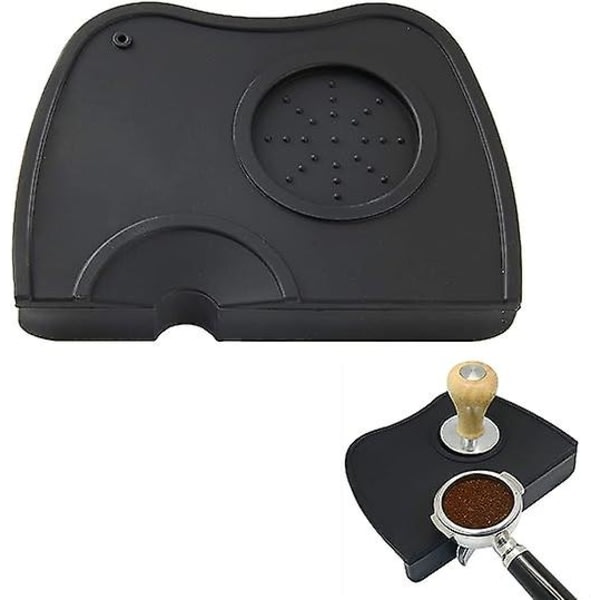 Tamping Mat, Espresso Tamping Mat, Coffee Pulver Press Pad, Coffee Tamper Mat, Espresso Tamping Corner Coffee Tamper Hållare Pad för