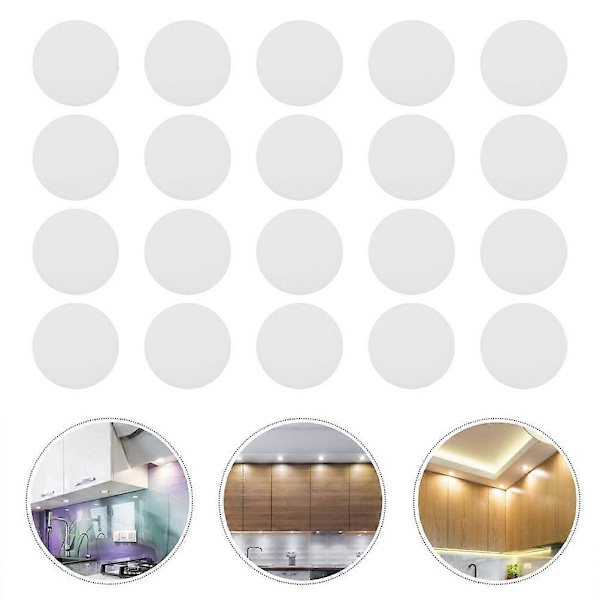20-delt forsænket belysningsbeskyttelse downlight diffuserplade cirkulær diffusor lampeskærm
