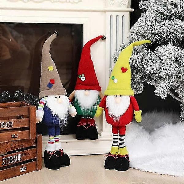 Jul Gonk Tomte Prydnad Plysch Tomtedocka-lingling}