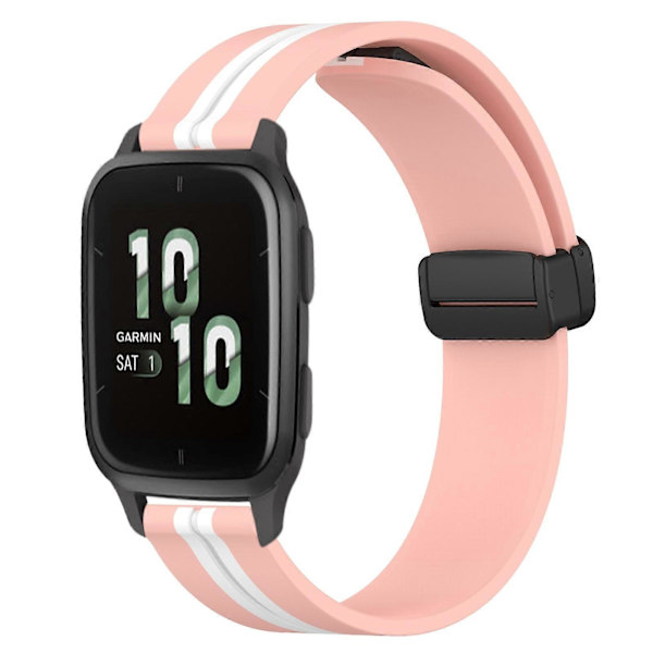 Silikone Urrem Til Garmin Forerunner Sq2-lingling} Pink White