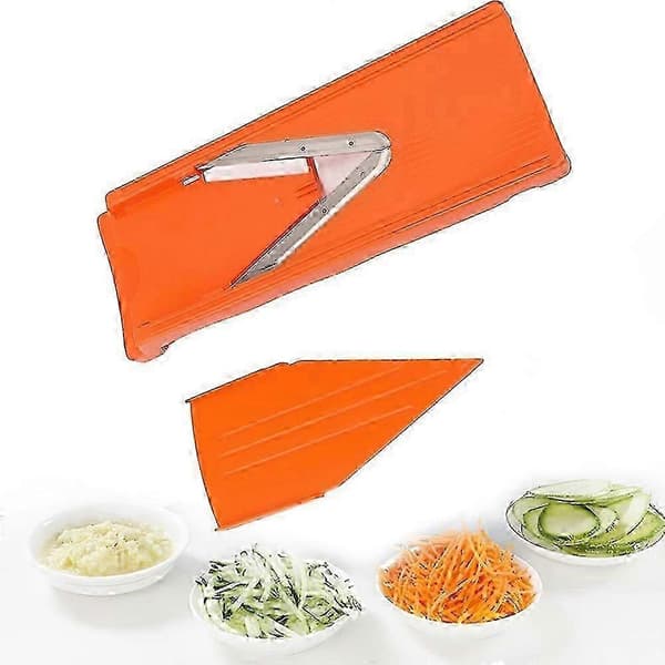 V-formade blad i rostfritt stål - BPA-fria Orange