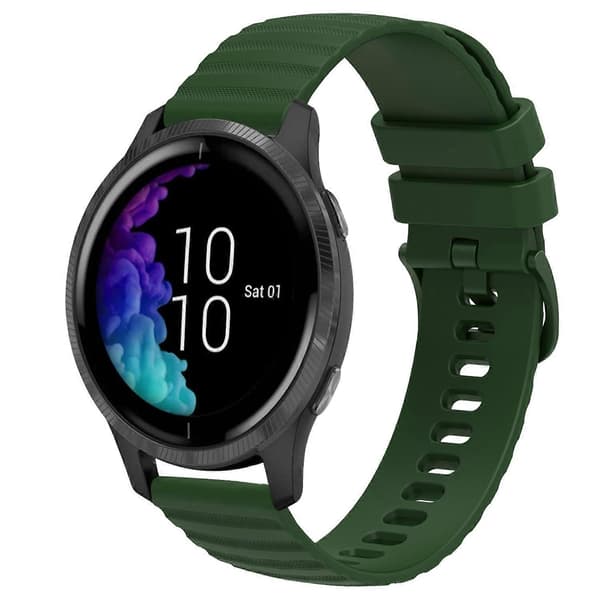 Silikone Urrem Til Garmin Venu-lingling} Army Green