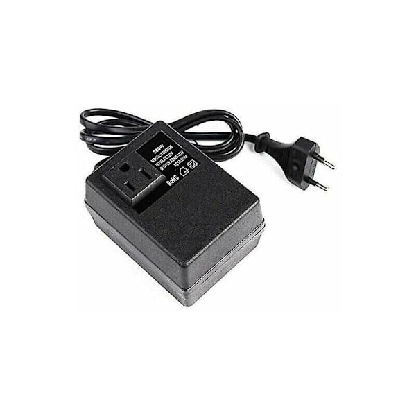 Hot 2025 Transformator 220V - 110V, 200W, med europeisk plugg, for spenningsreduksjon.