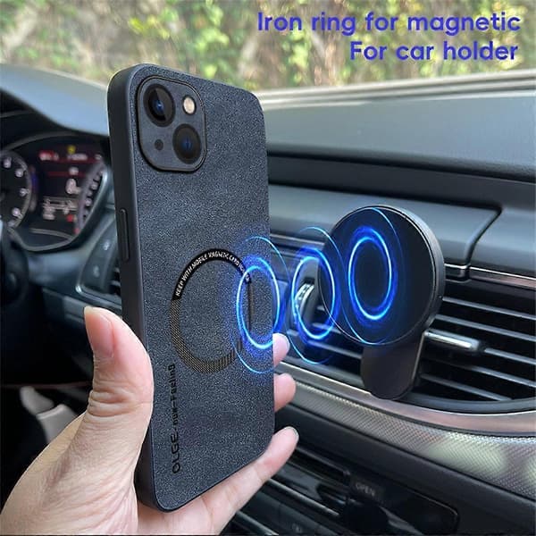 Kompatibel med iPhone 15 Telefon Cover - lingling} Multicolor Green