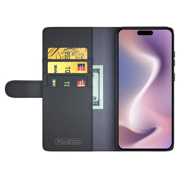 Yhteensopiva iPhone 16 -kotelon kanssa (musta)