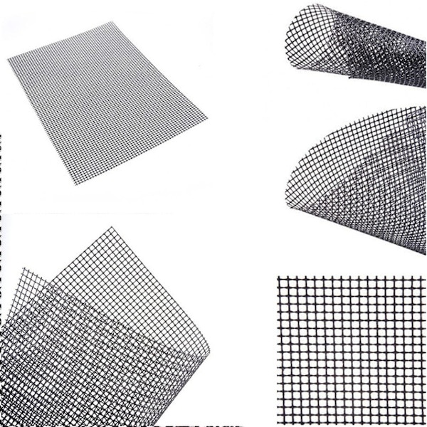 Varm Grillnet/grillmad Non-stick Sort 3-pak