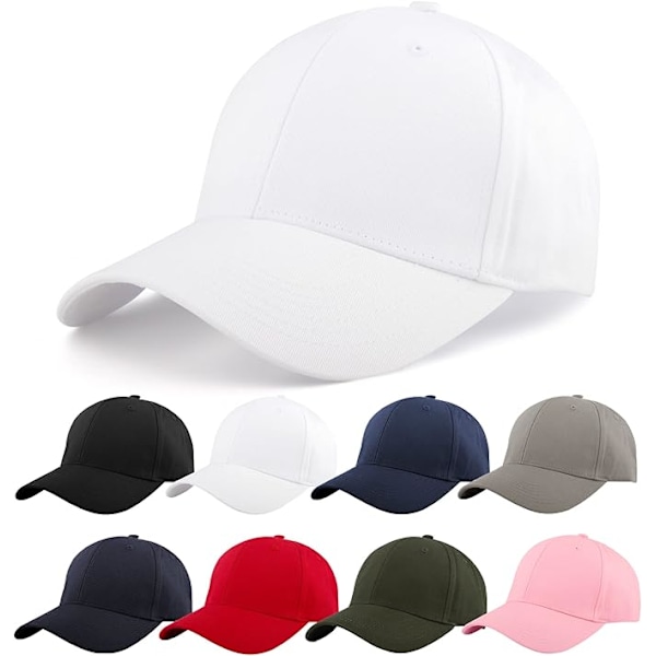 Hot 2025 Baseballcaps for menn og kvinner, justerbar bomulls caps for utendørs bruk