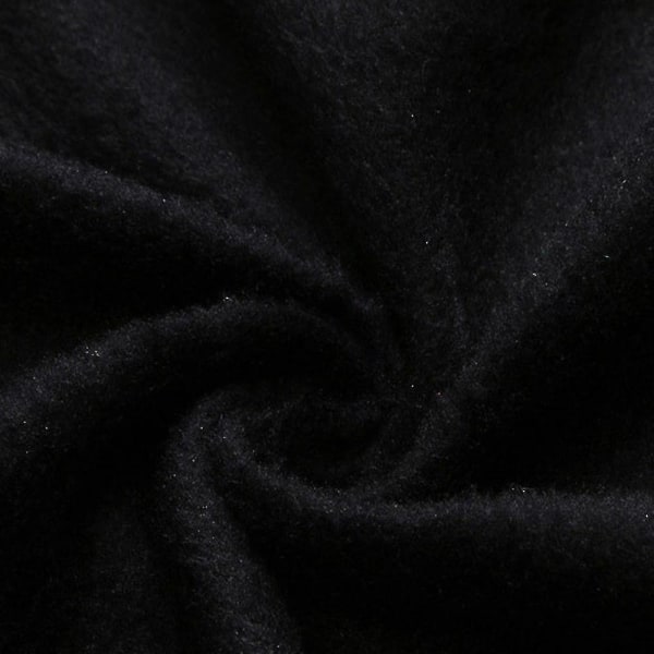 Herr vinter varm huva kappa badrock handduk lång morgonrock Black Grey Black Grey