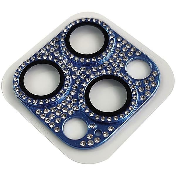 Kompatibel med iPhone 15 Pro Kameralinsskydd - lingling} Multicolor Navy Blue