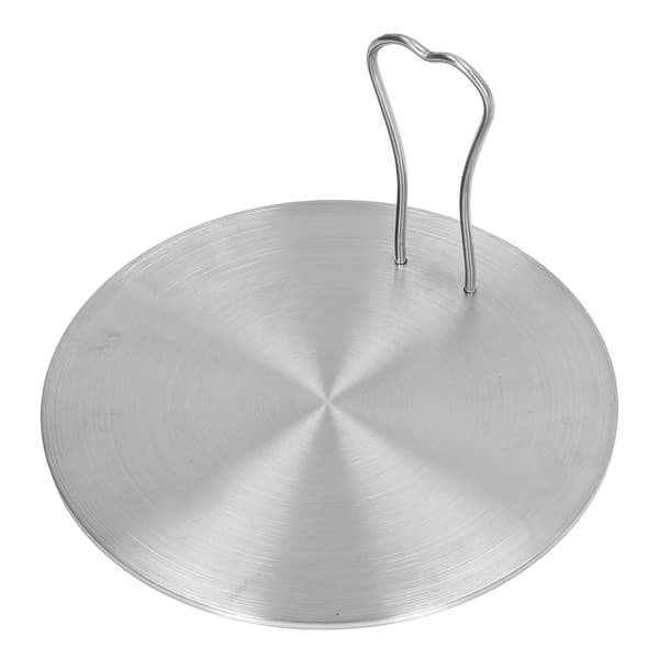 Induktionskogeplade-diffuseradapter i rustfrit stål til hjemmekøkken, størrelse 16 (15,5 cm / 6,1 tommer).