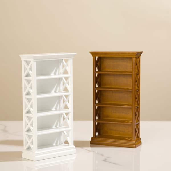 1:12 Dollhouse Mini Bookshelf Storage Cabinet Dining Table B