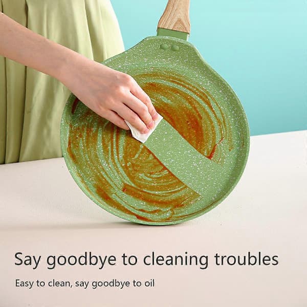 Non-stick frying pan, skillet, cooking, breakfast, kitchenware